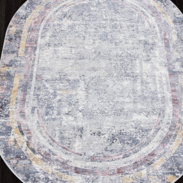 Ковер F258 - PINK - Овал - коллекция ZUMMA